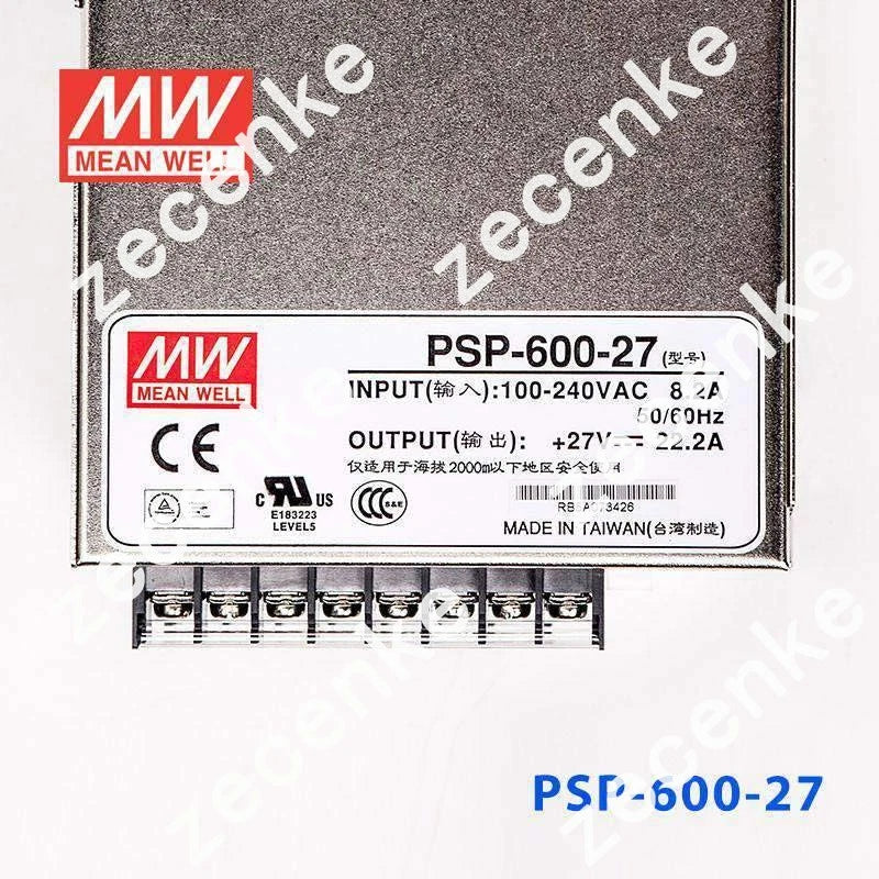 Mean Well PSP-600-27 Power Supply 600W 27V