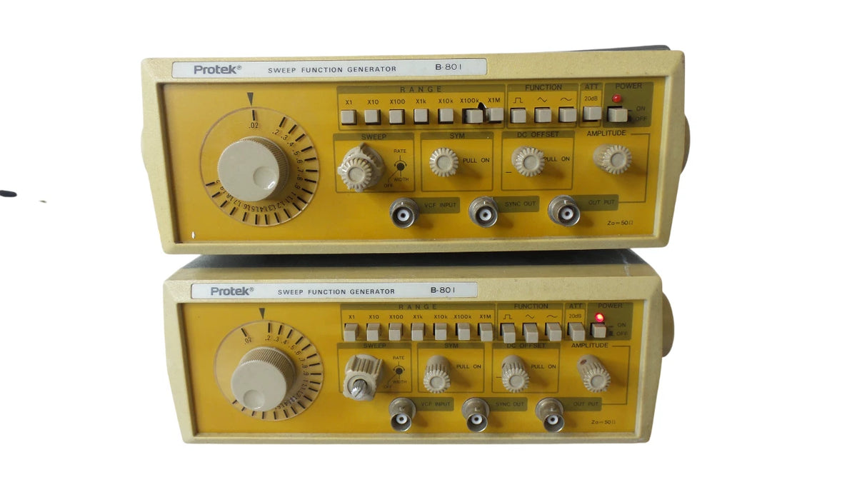Lot of 2 Protek B-801 Sweep Function Generator