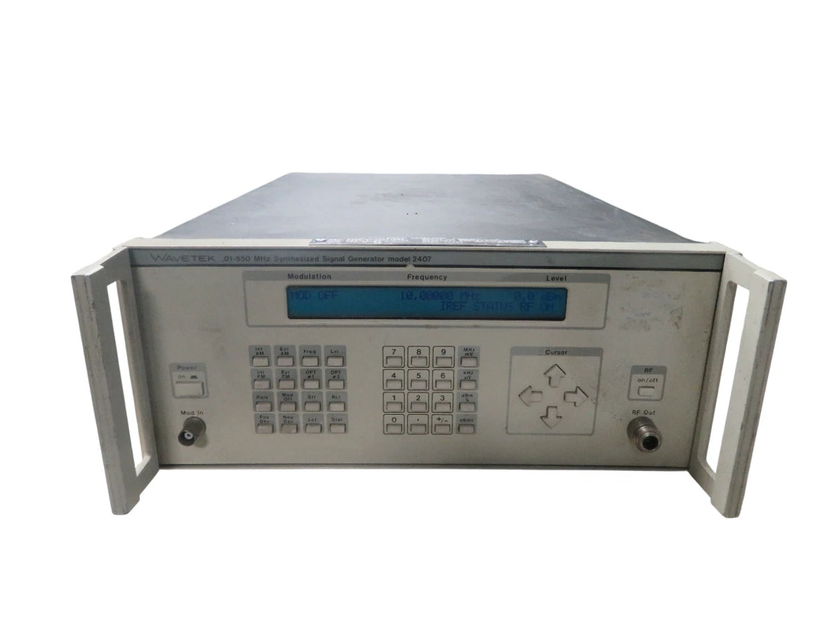 Wavetek 01-550 Mhz Synthesized Signal Generator 2407  - Free Shipping