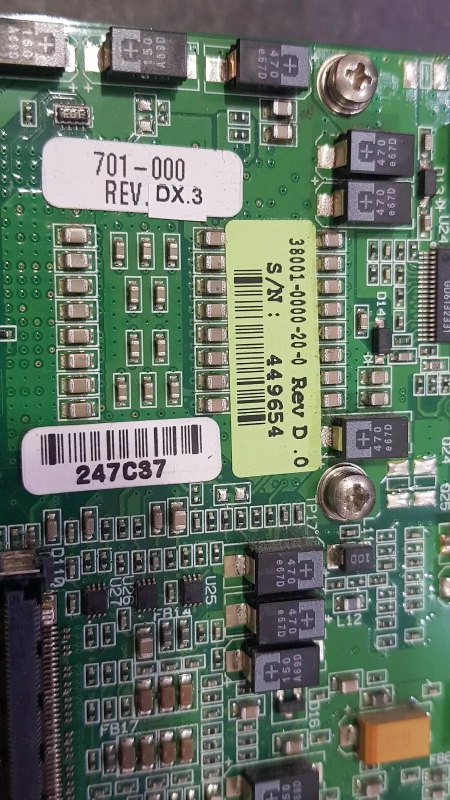 Kontron 38001-0000-20-0 ETX CPU Board 9654 Untested