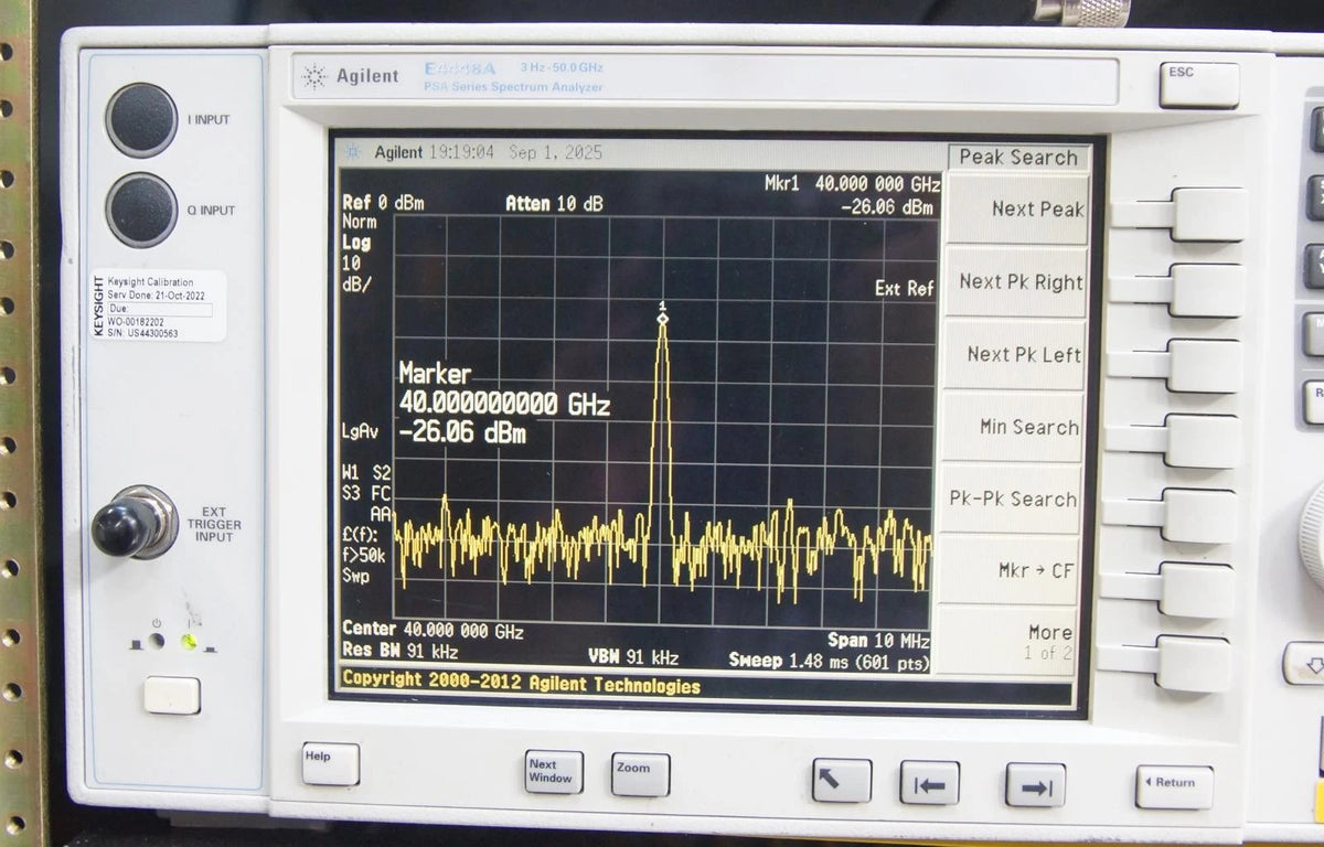 Agilent/ Keysight E8257N (E8257D) 40GHz PSG Sweep Generator OPT 007 1E1 UNT UNW