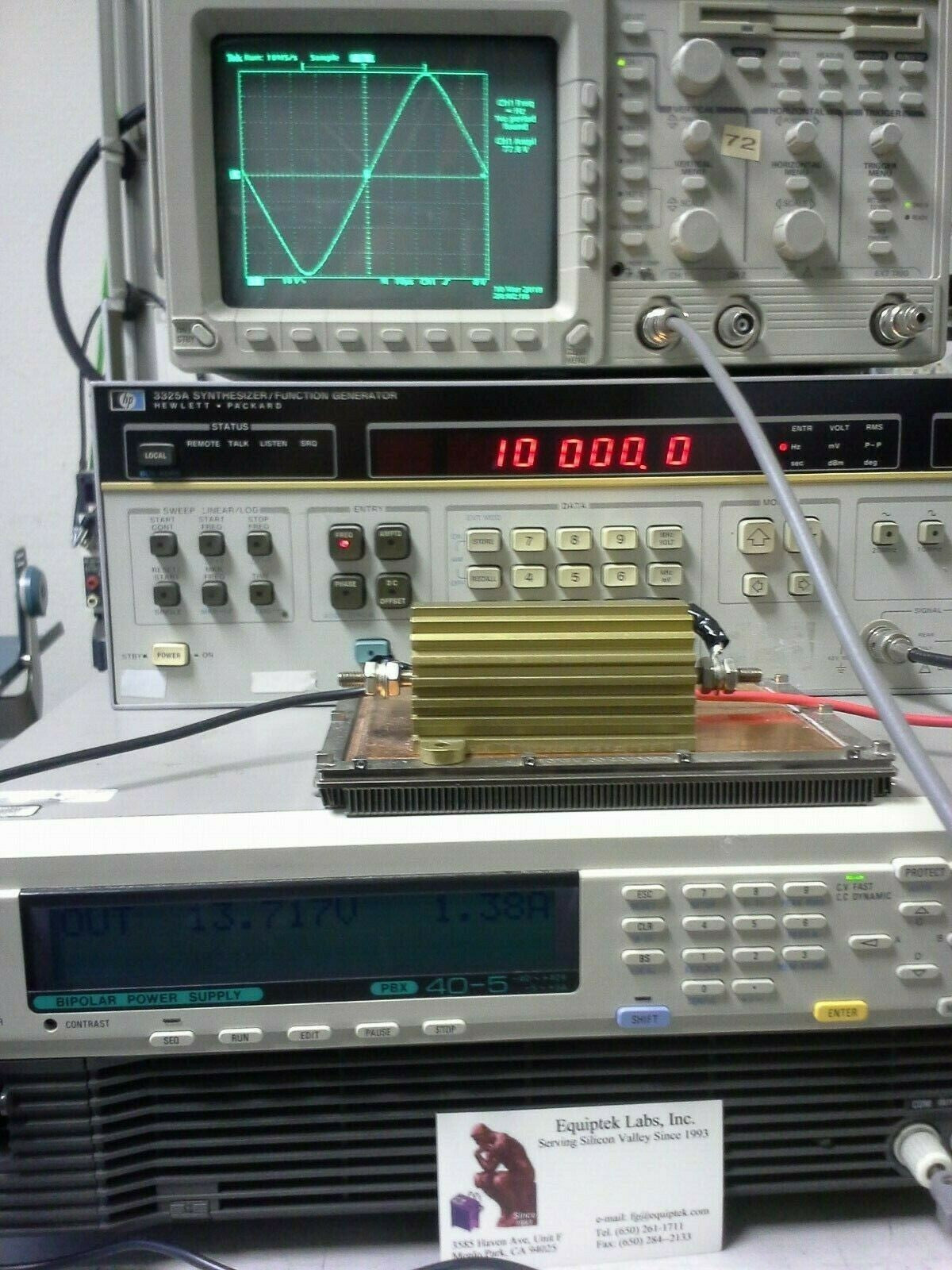 Power Amplifier 30kHz BW 40V 5A Programmable Bipolar Power Supply by Kikusui