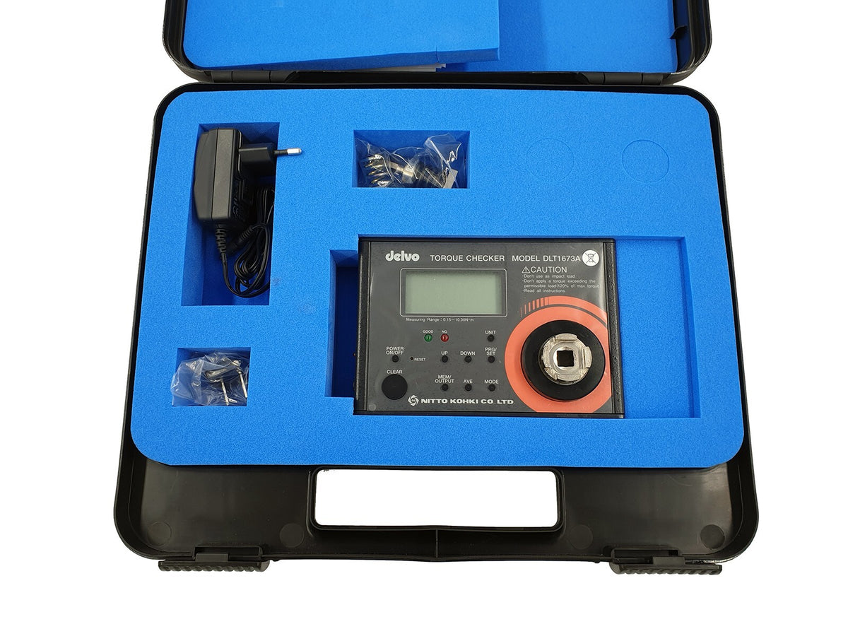 Delvo DLT1673A Torque Checker Calibration - Nitto Kohki