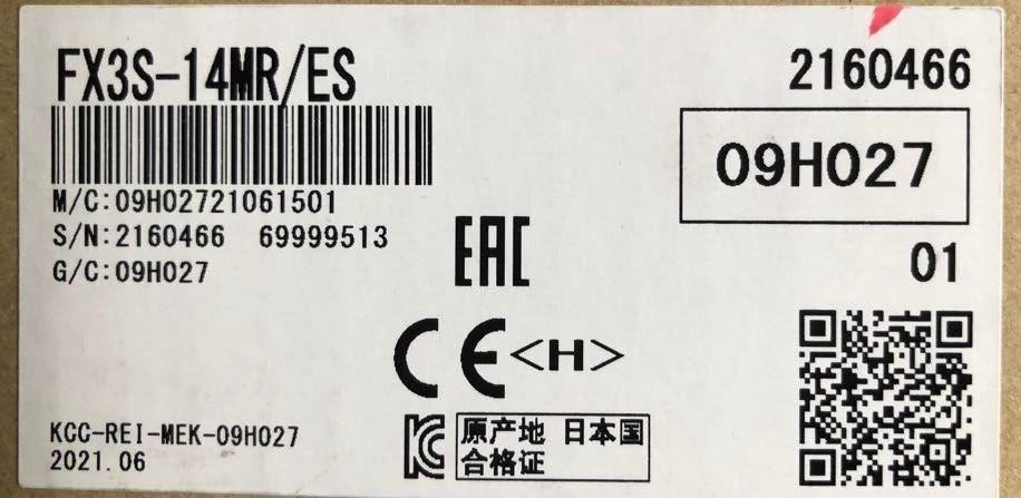FX3S-14MR/ES Programmable Controller by Mitsubishi