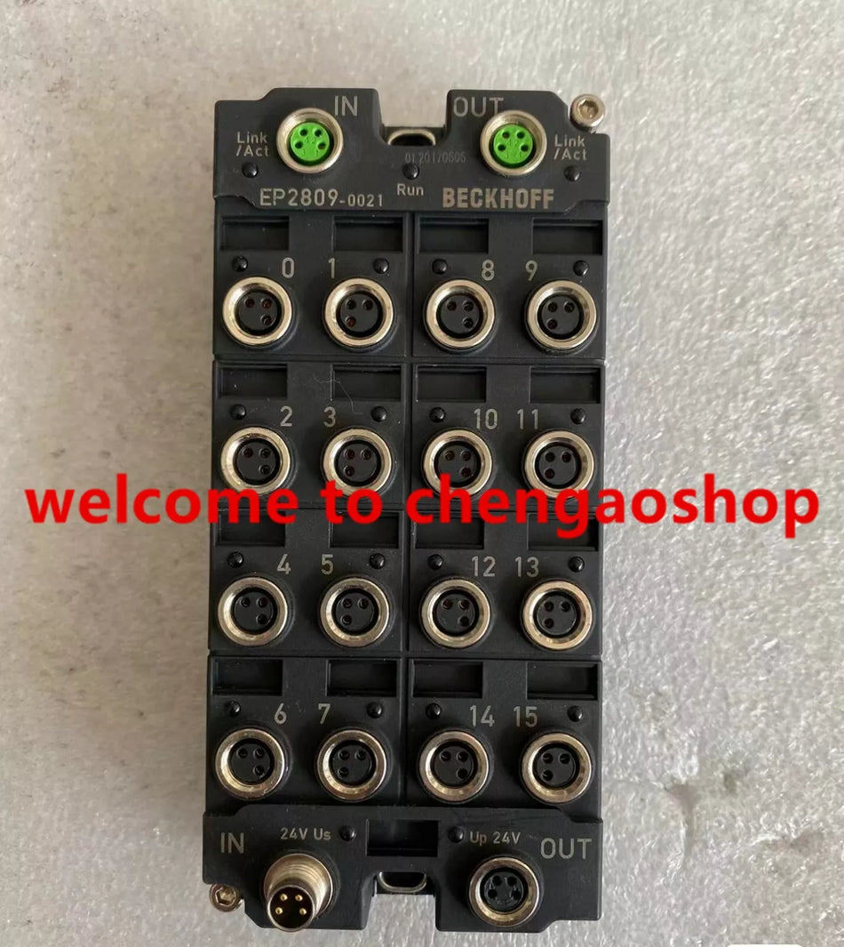 1pc USED Beckhoff EP2809-0021 Module TESTED #V4H4 CH