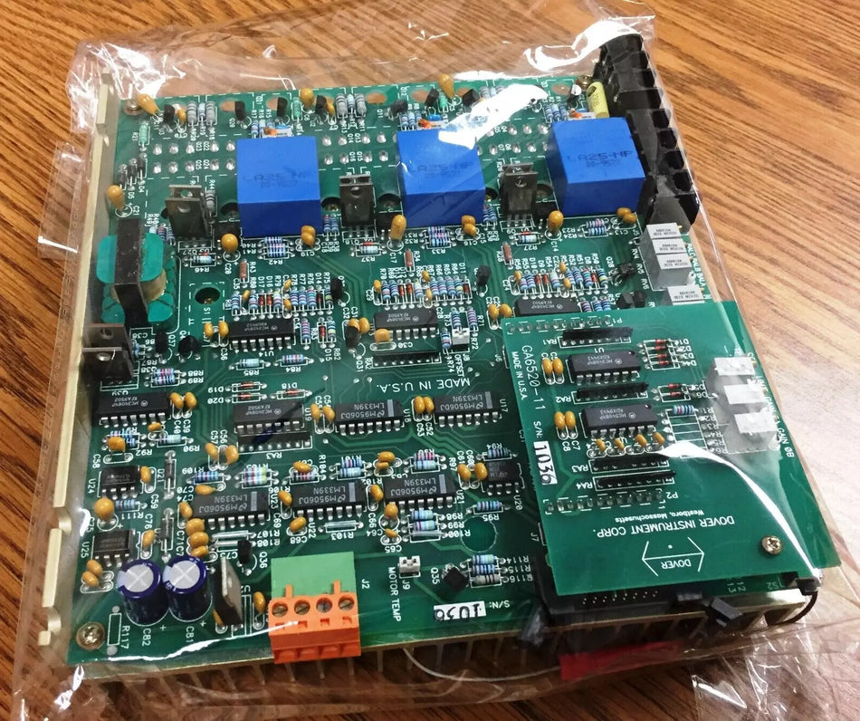 Dover Instrument GA6520 Servo Amplifier Board with GA6520-11 Axis Driver