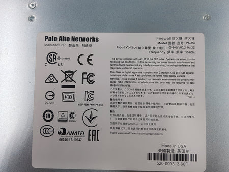 PA-850 Enterprise Firewall