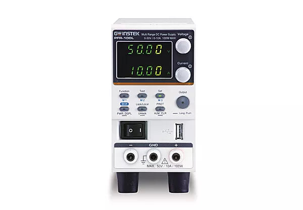 GW Instek PFR-100L DC Power Supply Multi-Range Fanless 100W 50V 10A LAN