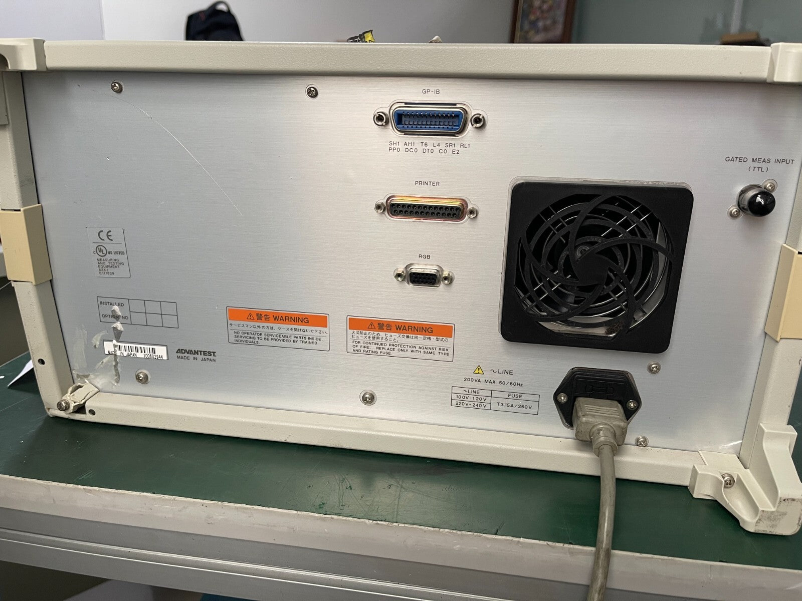 Advantest Q8384 Optical Spectrum Analyzer _ 2944 - XG eqpt