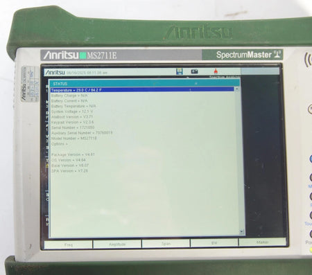 Anritsu MS2711E 100 kHz to 3 GHz Handheld Spectrum Analyzer