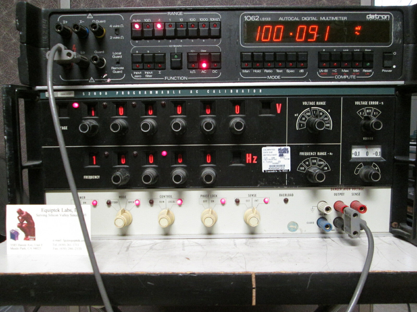 6.5 Digit Multimeter by Datron