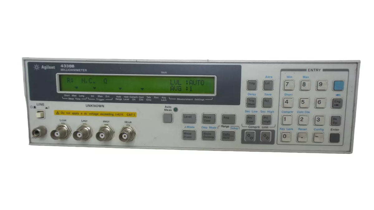 Agilent 4338B Milliohmmeter for Accurate Resistance Measurements