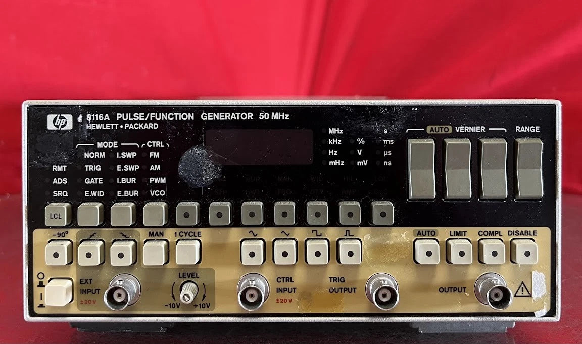 Agilent/Keysight 8116A 001 Pulse/Function Generator 50 MHz