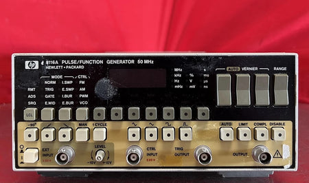 Agilent/Keysight 8116A 001 Pulse/Function Generator 50 MHz
