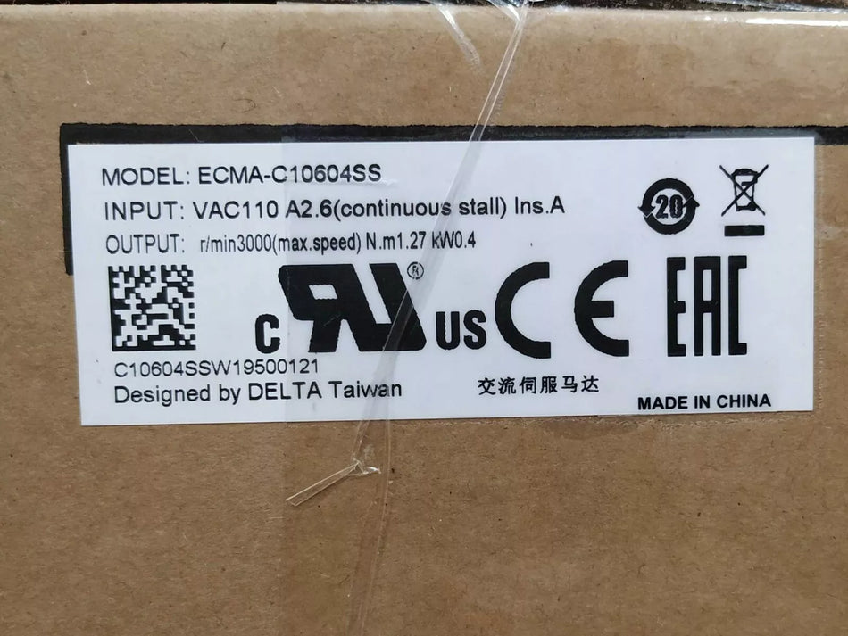 1PC NEW Delta servo motor ECMA-C10604SS by DHL or EMS #W8055 WX