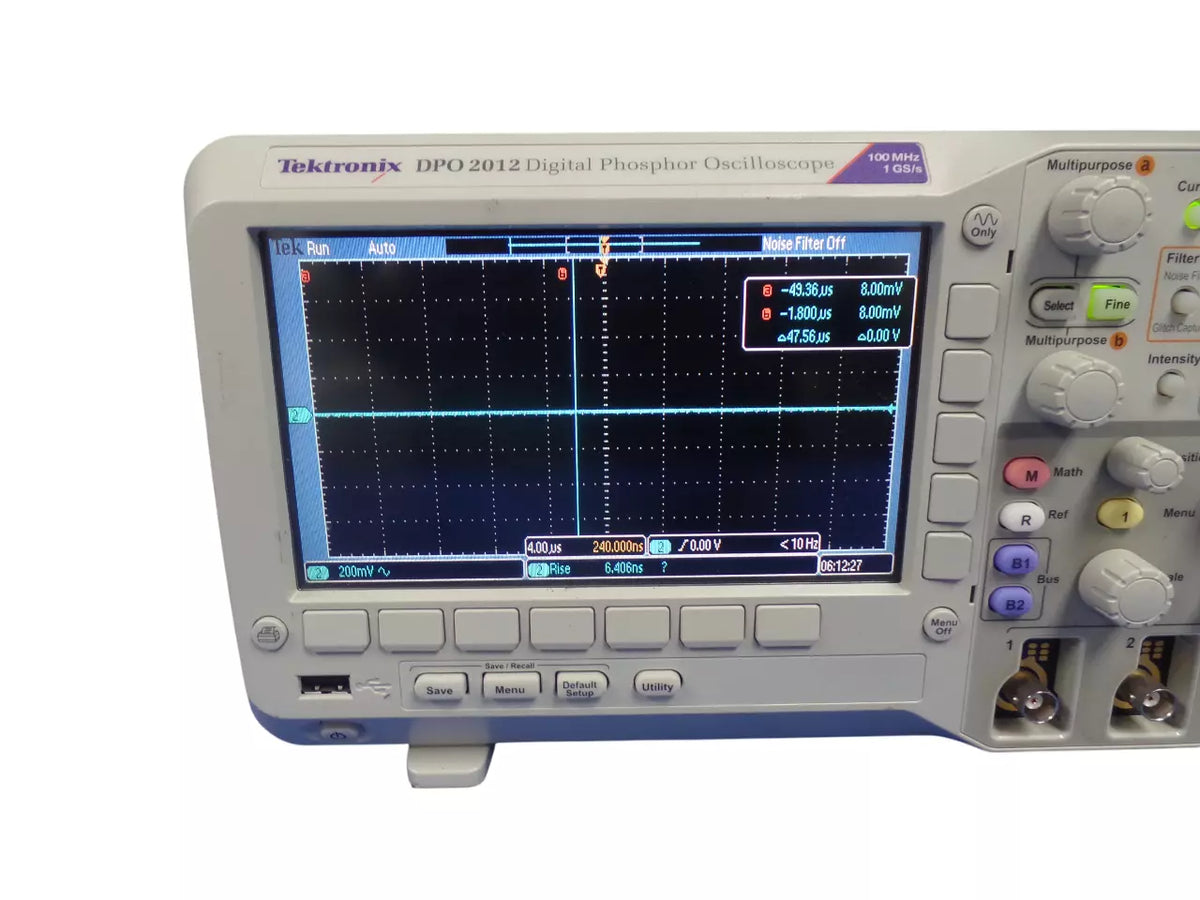 Tektronix DPO2012 Digital Phosphor Oscilloscope 100MHz 1GS/s
