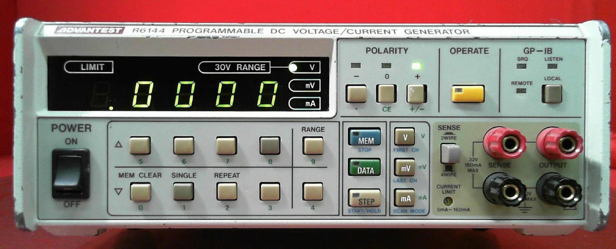 ADVANTEST R6144 Voltage/Current Generator 86190972