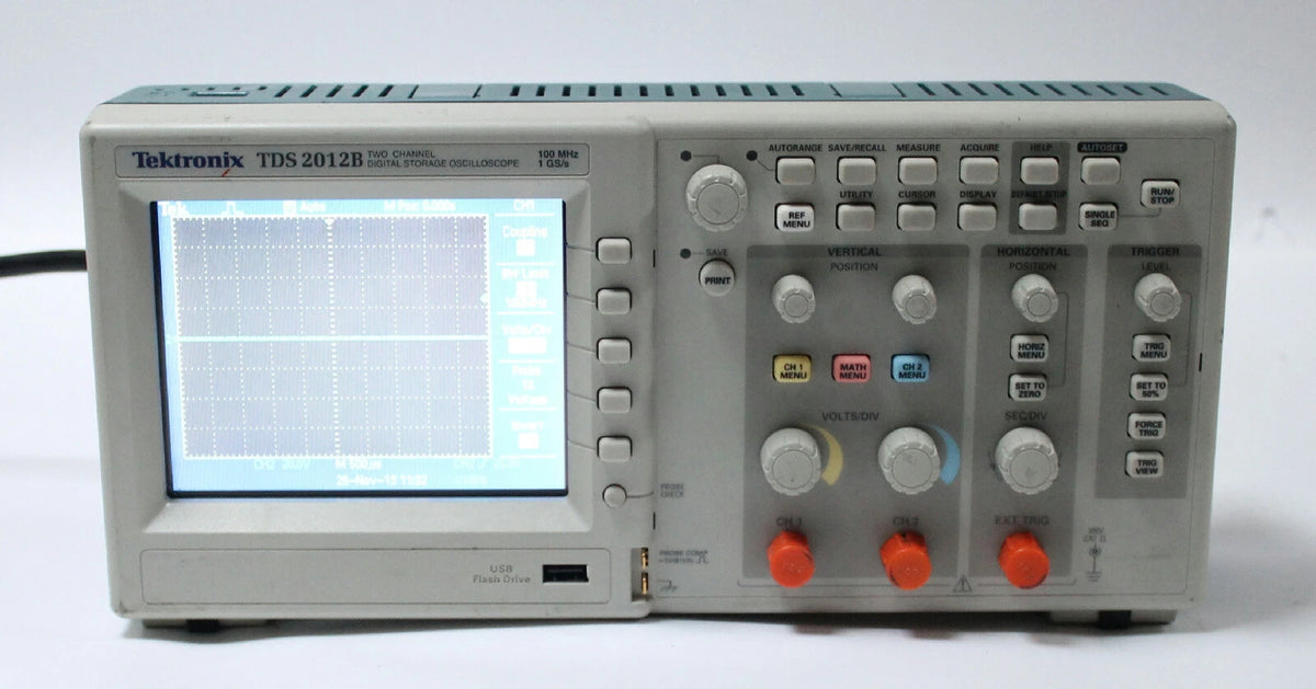 Tektronix TDS2012B 2Channel 100 MHz 1 GS/s Digital Storage Oscilloscope