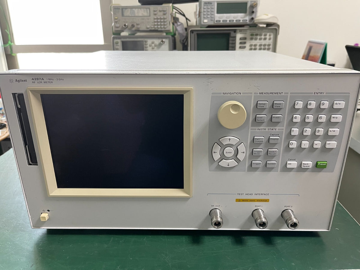 Agilent 4287A 1 MHz - 3 GHz RF LCR Meter w/ option 011 _0600 - XG eqpt