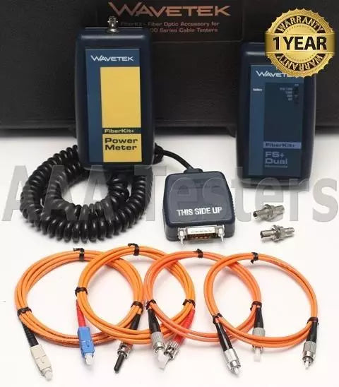 Ideal Wavetek Fiber Optic FIBERKIT+MM 4 LT8155 & LT8600 Cable Tester