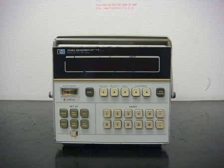 HP 5508A Measurement display