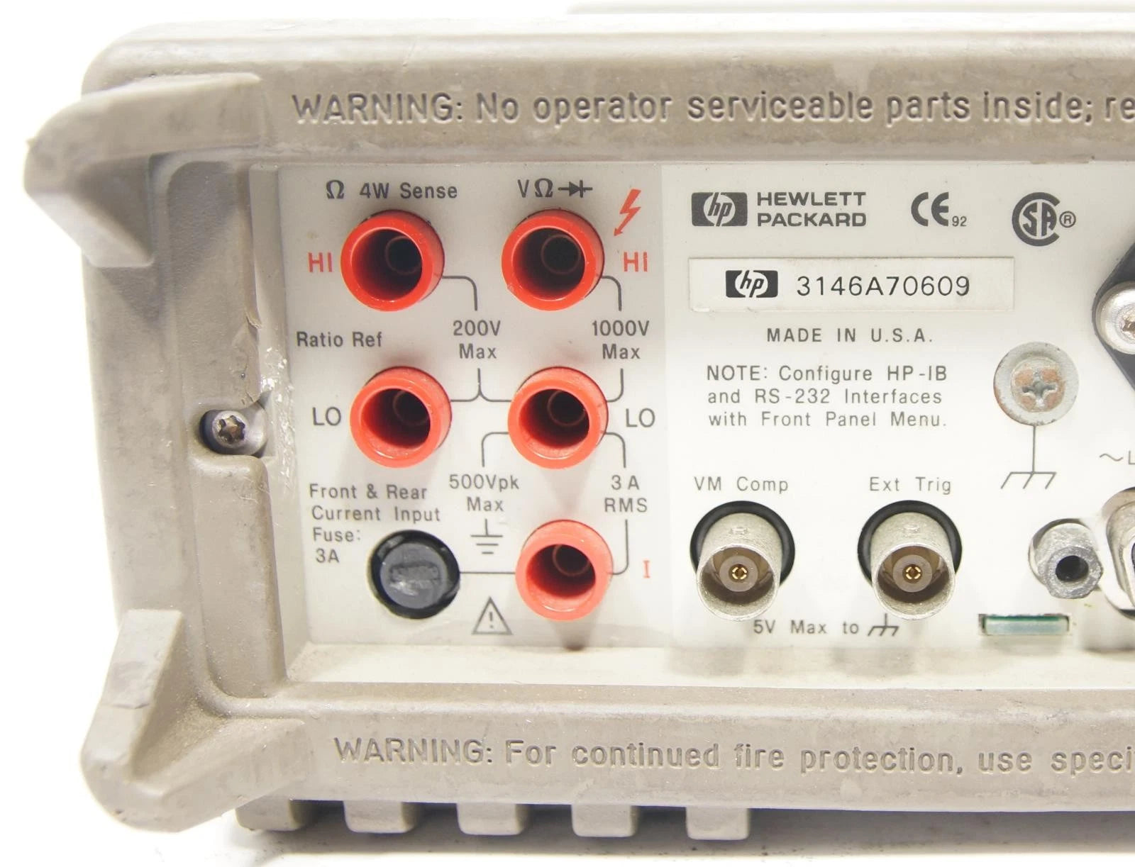 Agilent / HP 34401A 6 1/2 Digit Digital Multimeter