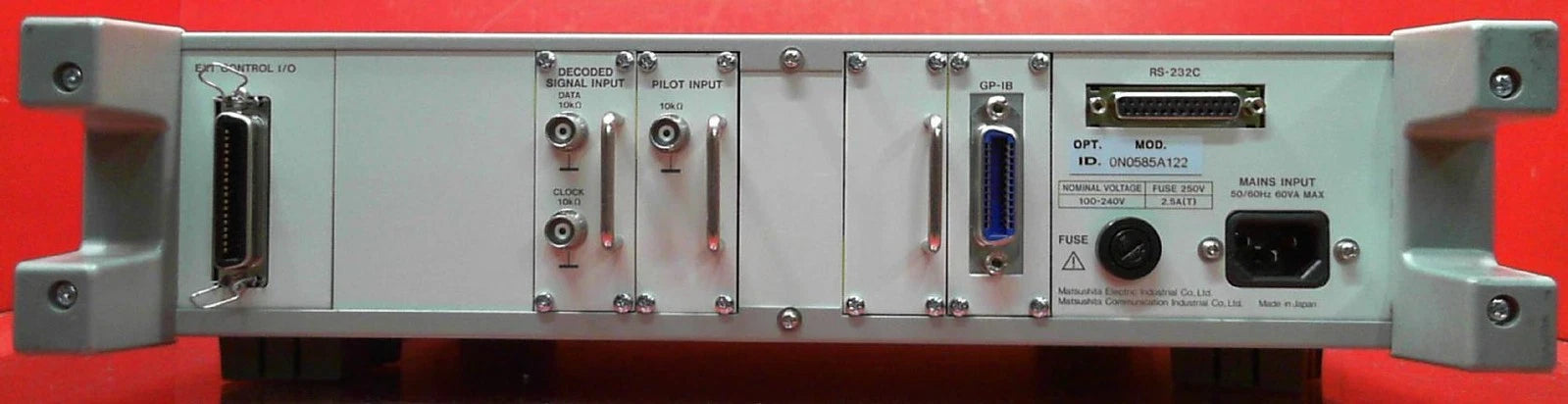 Panasonic VP7662A RDS Encoder for Radio Broadcast Systems