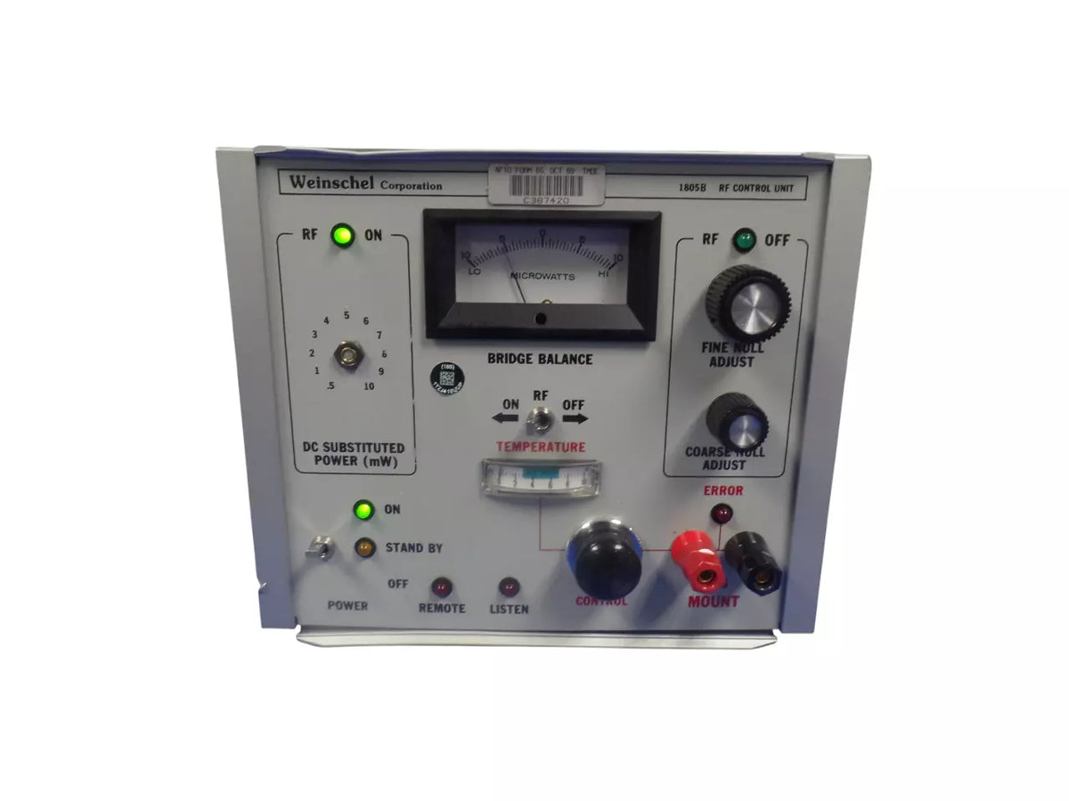 Weinschel Corporation 1805B RF Control Unit