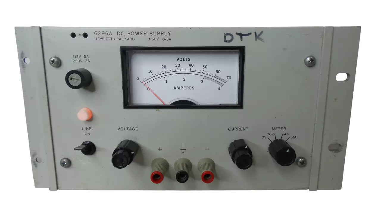 HP 6296A DC Power Supply 0-60V 0-3A
