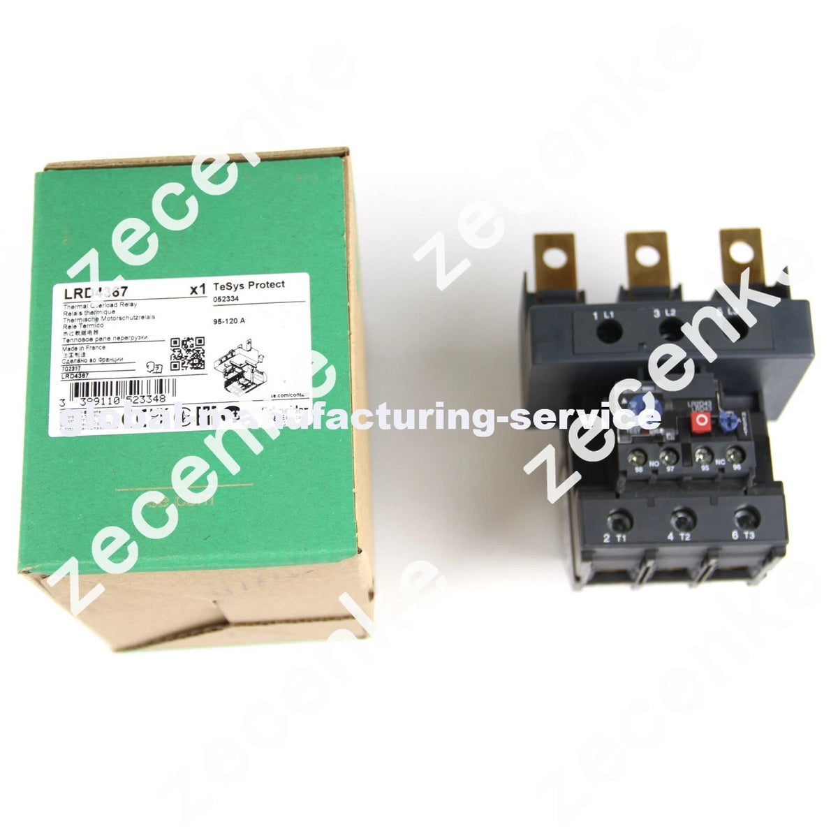 Schneider LRD4367 Thermal Overload Relay 95-120A Telemecanique Bimetallic