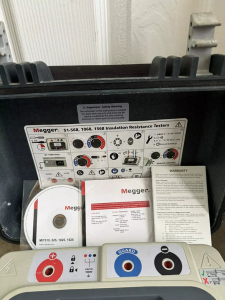 MEGGEE S1-1568 15KV Insulation Resistance Tester w/ Leads