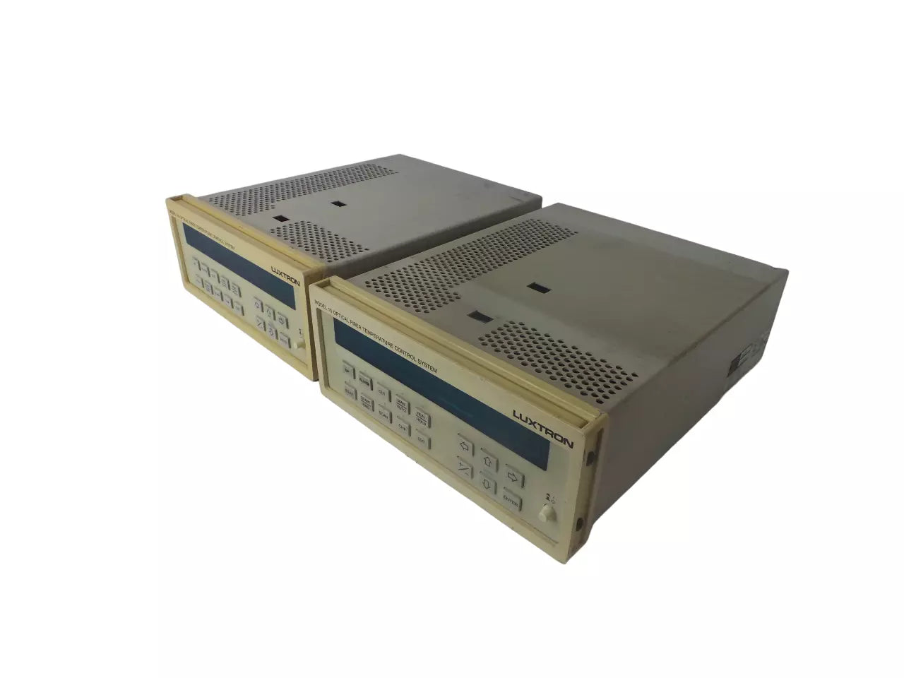 LOT OF 2 Luxtron M-10 Optical Fiber Temperature Control System