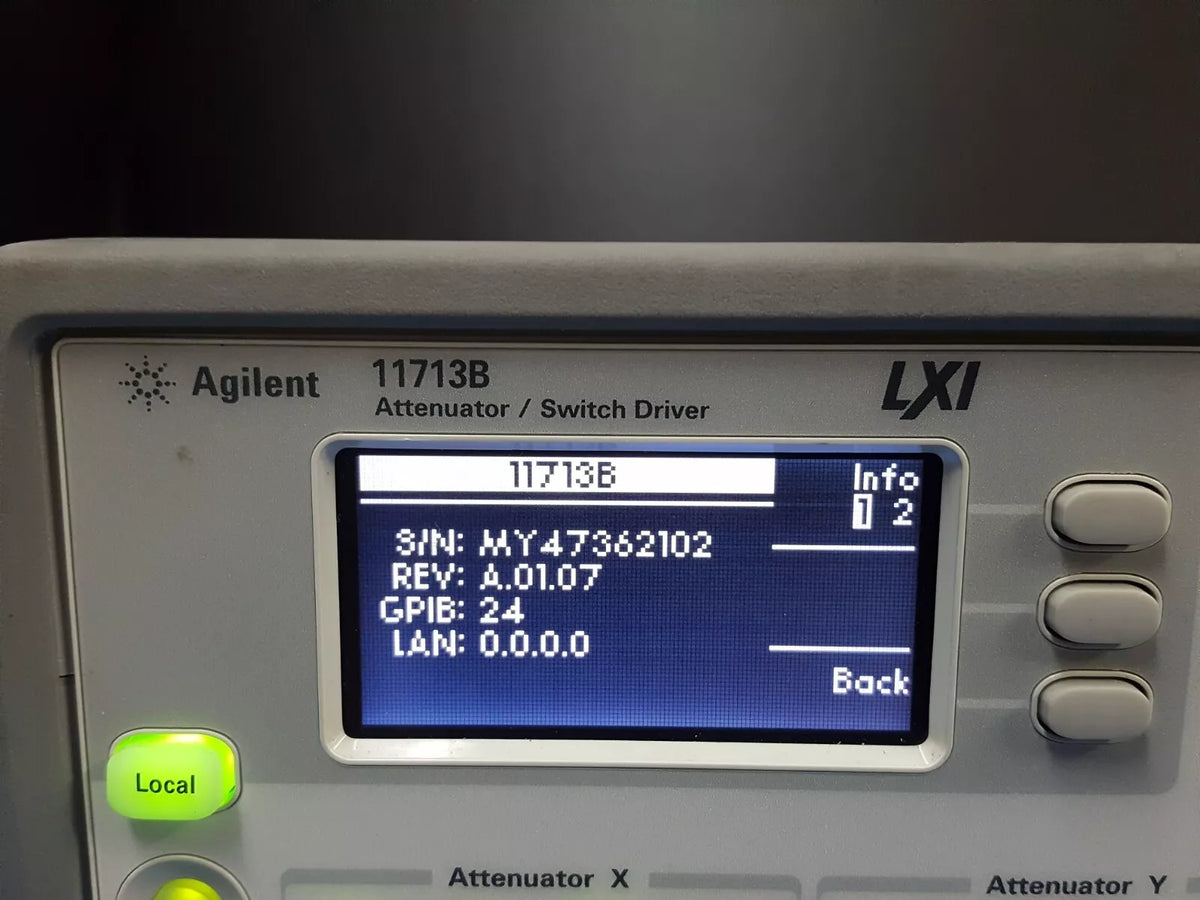 Agilent 11713B Attenuator Switch Driver with GPIB Port Optional LXI (2102)