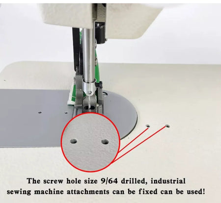 7'' Inch Arm Walking Foot Zigzag Stitch Sewing Machine for Leather