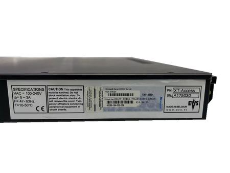 EVS XT Access Interface and Media Xchange Unit with i7 HP Licenses