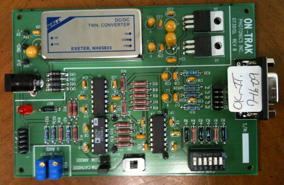 On-Trak Photonics OT-301SL Position Sensing Amplifier for Single Axis PSD