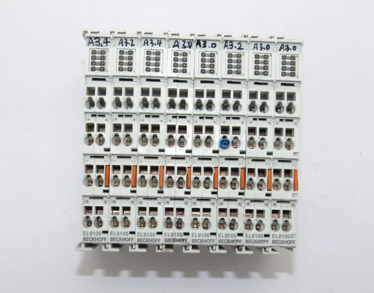 Beckhoff EL 9100 EtherCAT 24V Potential Supply Terminal PLC Module - 2 PCS
