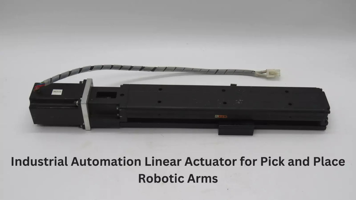 1-Axis THK Linear Motion Actuator with Stepping Motor for Robotic Pick & Place Arm