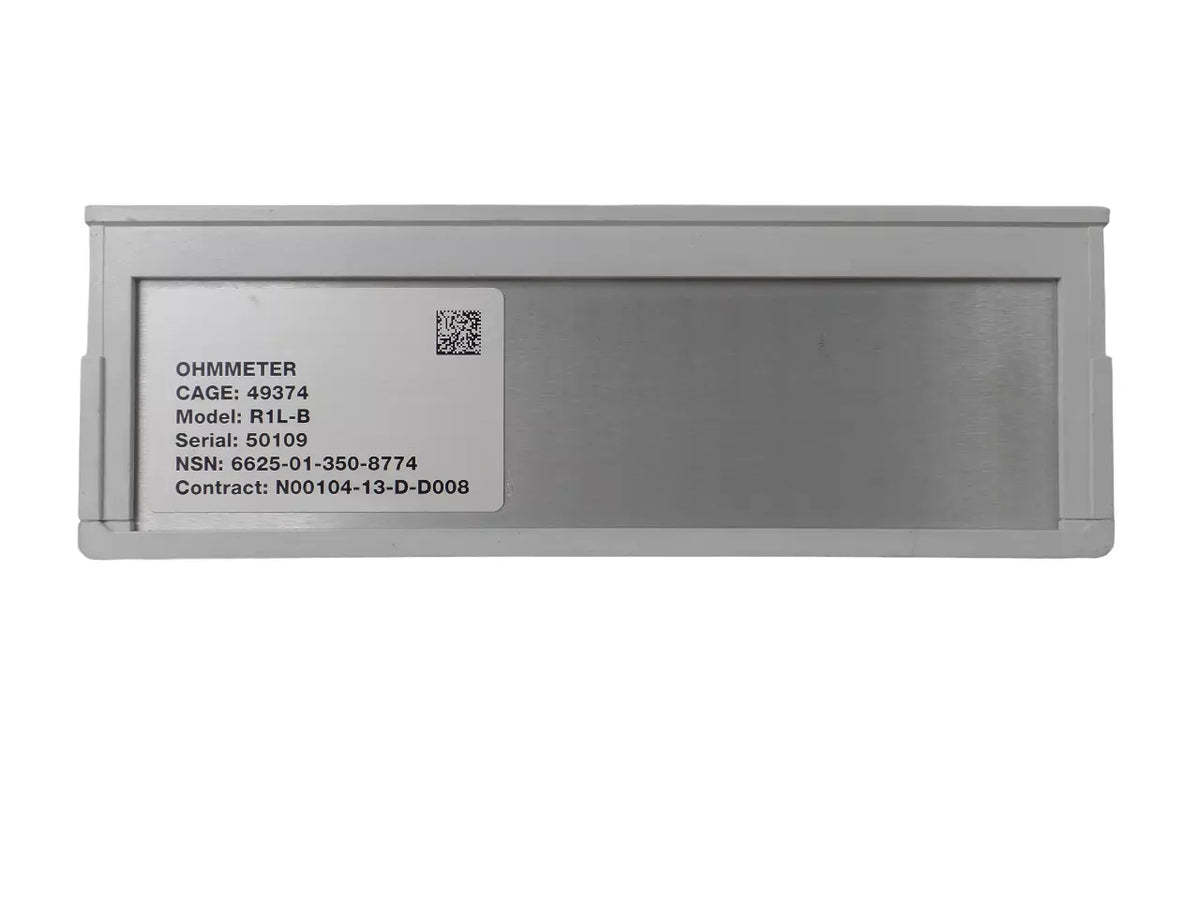 TEGAM R1L-B Micro Ohm/Bond Meter - High Precision Instrument
