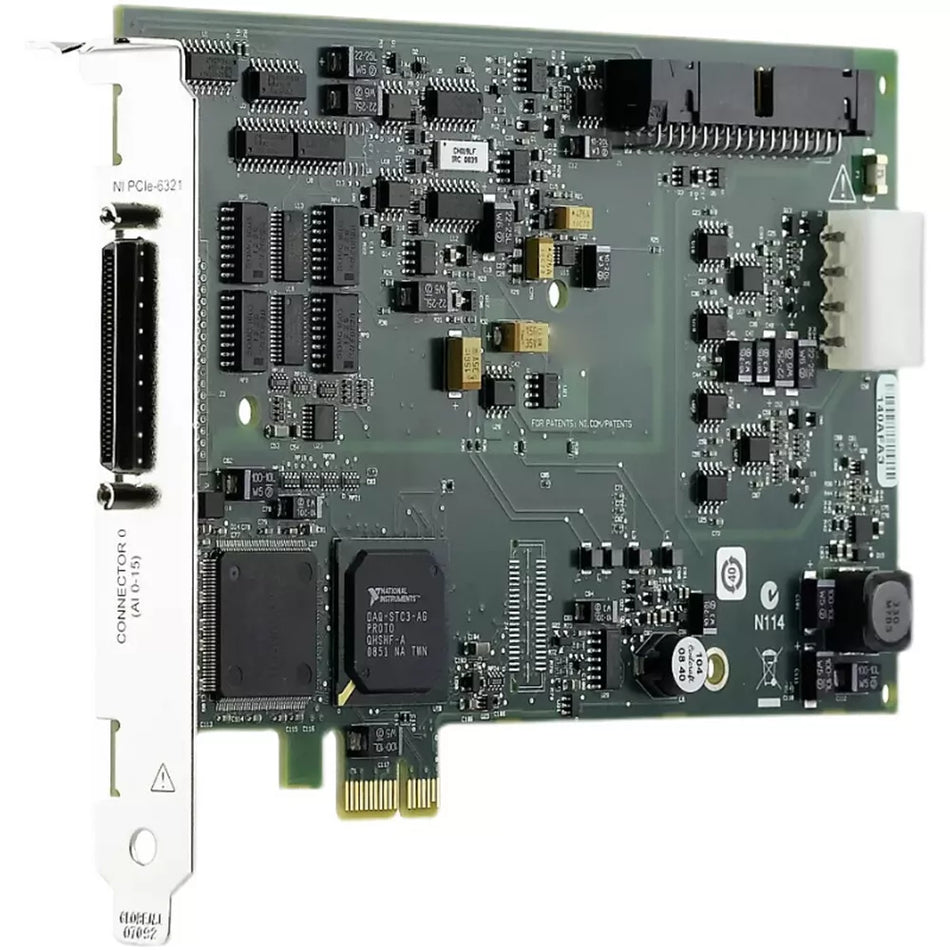 F NI PCIe-6321 X Series DAQ 16AI 24DIO 2AO 781044-01 Acquisition Card/