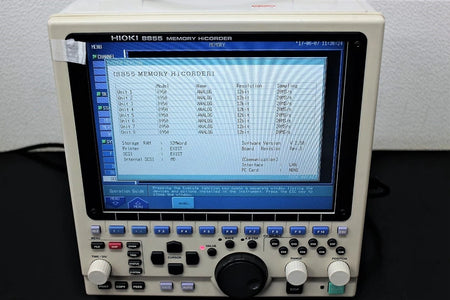 HIOKI 8855 + 8950*8 8ch 512MW 10MHz Memory Hi-Corder