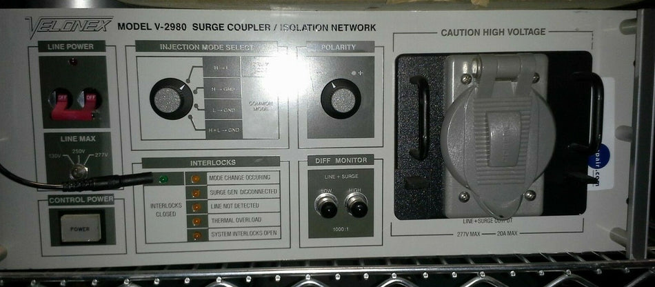 Velonex V-2980 Surge Coupling Isolation Network