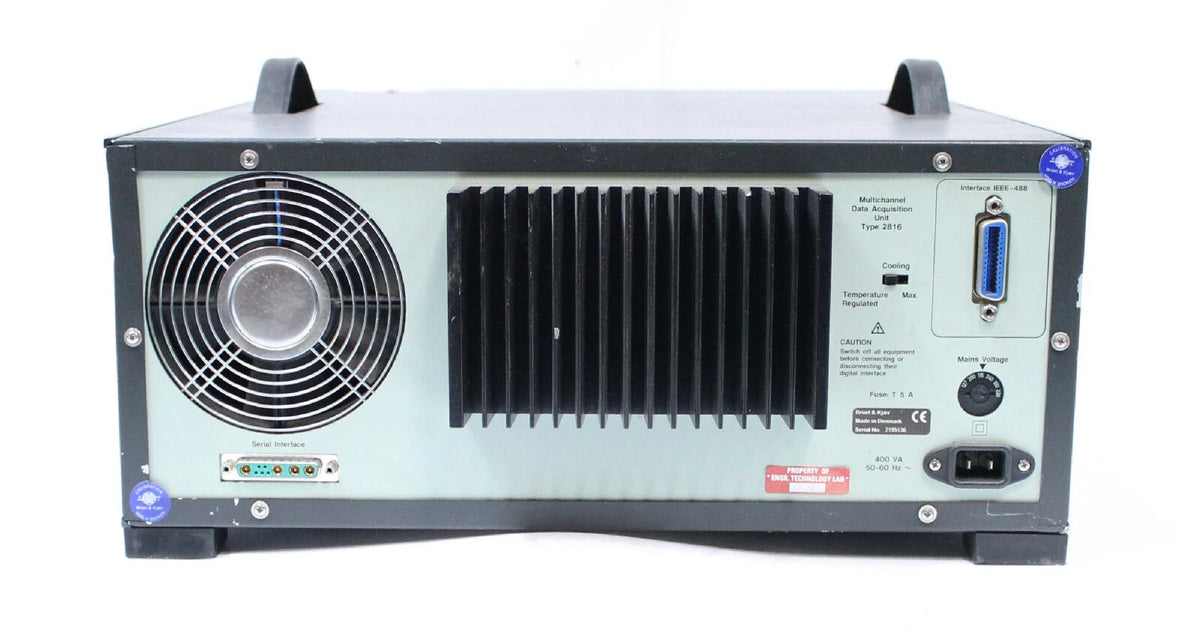 Bruel & Kjaer 2816 Multi-Channel Data Acquisition Unit w/ 7521 3022 3028 3017
