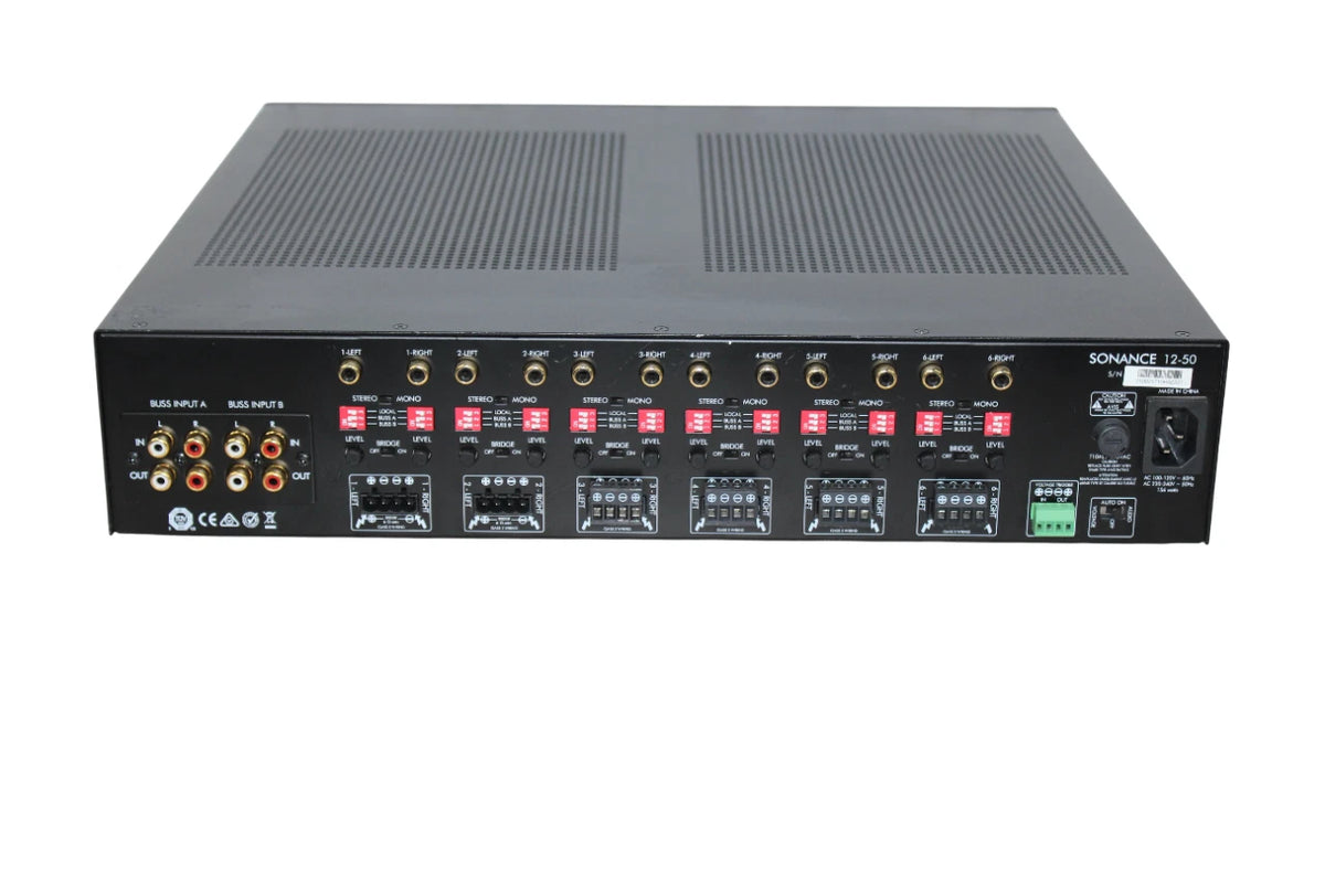 SONANCE Sonamp 12-50. 12 Channel 50 Watt Amplifier  - Free Shipping.