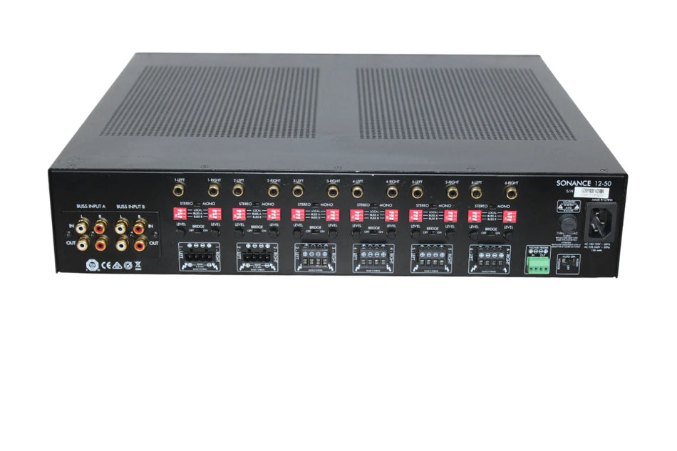 SONANCE Sonamp 12-50. 12 Channel 50 Watt Amplifier  - Free Shipping.