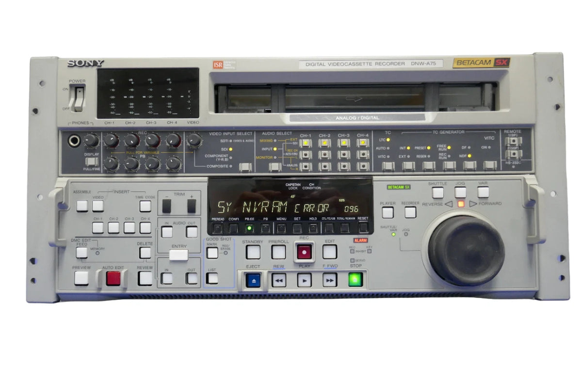 Sony DNW-A75 Digital Video Cassette Recorder Betacam SX - Free Shipping