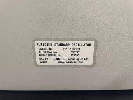 Anritsu YP-1079B Rubidium Standard Oscillator (0777/1553)