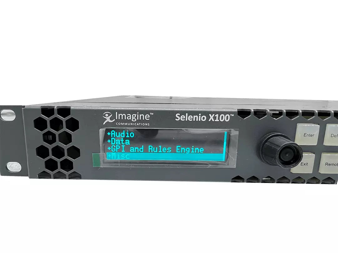 Imagine Communications Selenio X100 Dual-Channel Frame Synchronizer and Converter