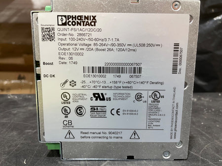Phoenix Contact 2866721 Power Supply Unit