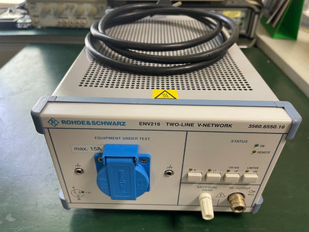 Rohde & Schwarz ENV216 LISN TWO-LINE V-NETWORK , 3560-6550.16 _1295 - XG eqpt